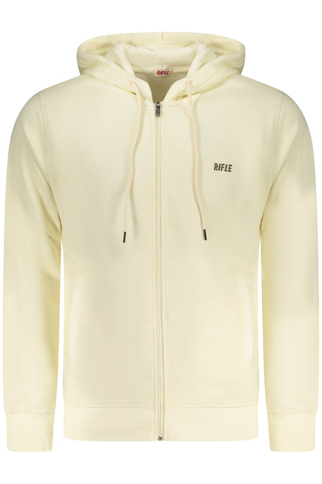Rifle Mens Zip-Up Sweatshirt White