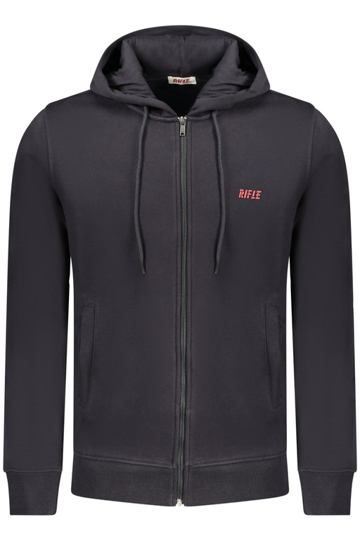 Rifle Mens Blue Zip-Up Sweatshirt