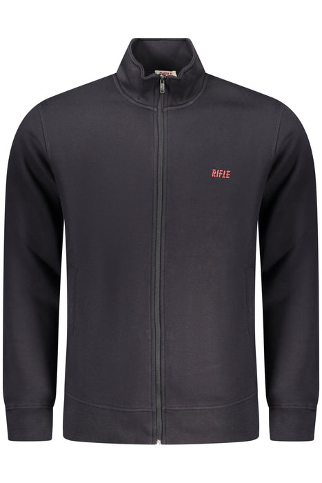 Rifle Mens Blue Zip-Up Sweatshirt