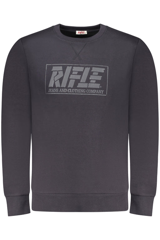 Rifle Mens Zip-Up Sweatshirt Blue