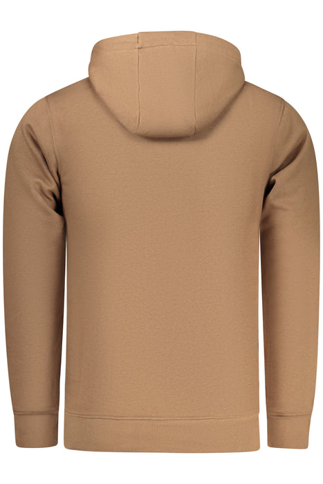 Rifle Mens Zip-Up Sweatshirt Brown