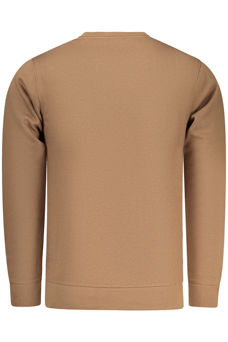 Rifle Mens Zip-Up Sweatshirt Brown