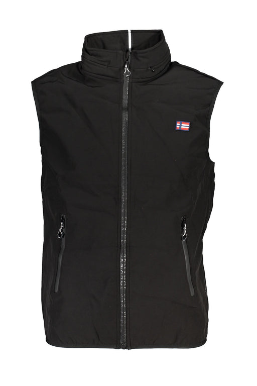 Nautical School Black Mens Sleeveless