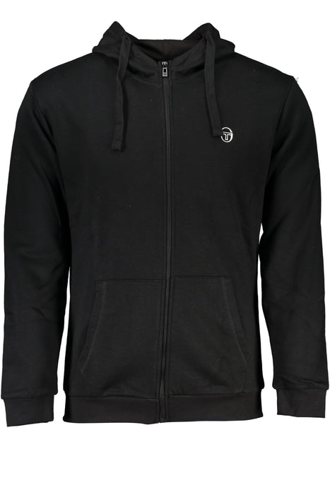 Sergio Tacchini Mens Black Zip Sweatshirt