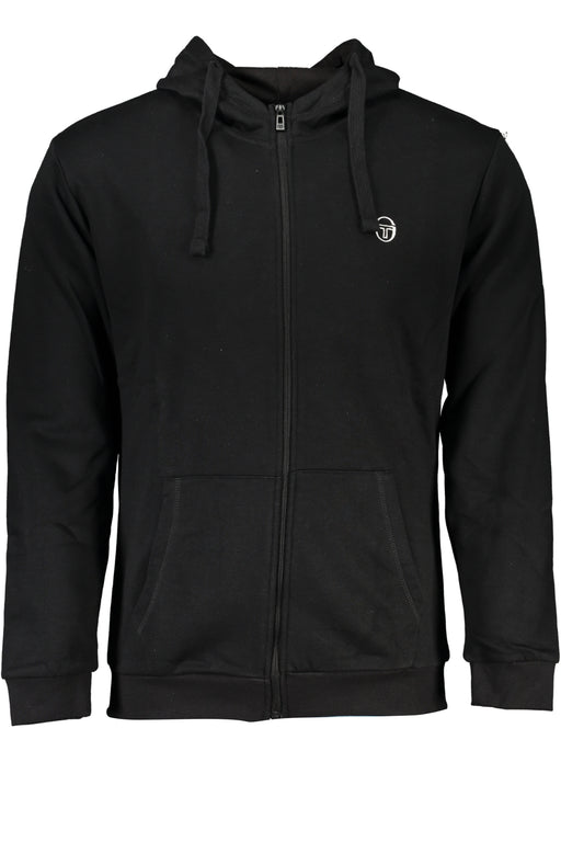 Sergio Tacchini Mens Black Zip Sweatshirt