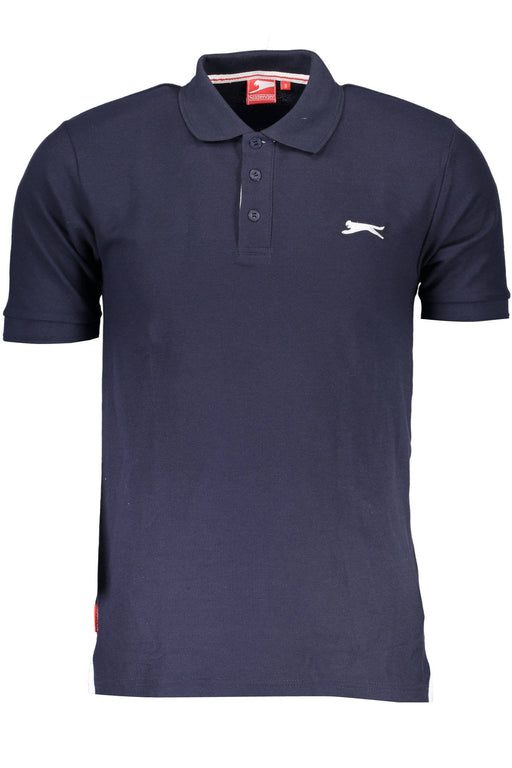 Slazenger Short Sleeve Polo Shirt Man Blue
