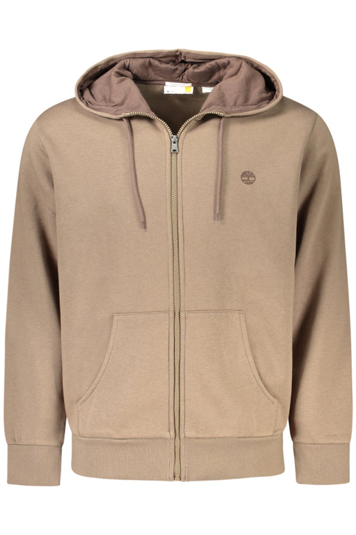 Timberland Mens Brown Zip-Up Sweatshirt