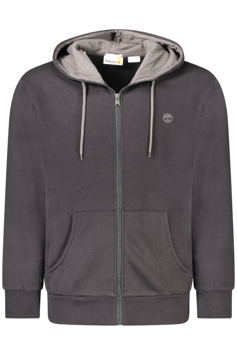 Timberland Mens Black Zip-Up Sweatshirt