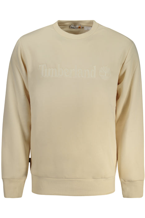 Timberland Mens Zip-Up Sweatshirt Beige