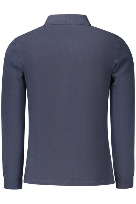 Timberland Mens Long-Sleeve Polo Shirt, Blue
