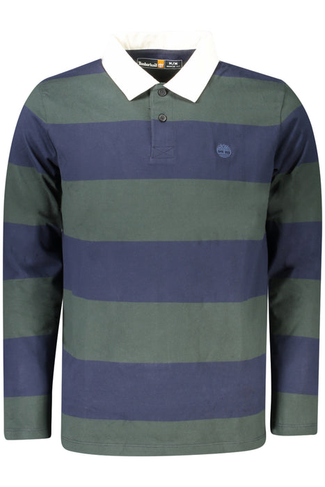 Timberland Mens Long-Sleeve Polo Shirt, Green