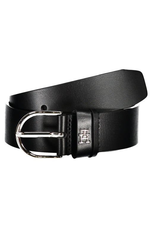 Tommy Hilfiger Womens Black Leather Belt