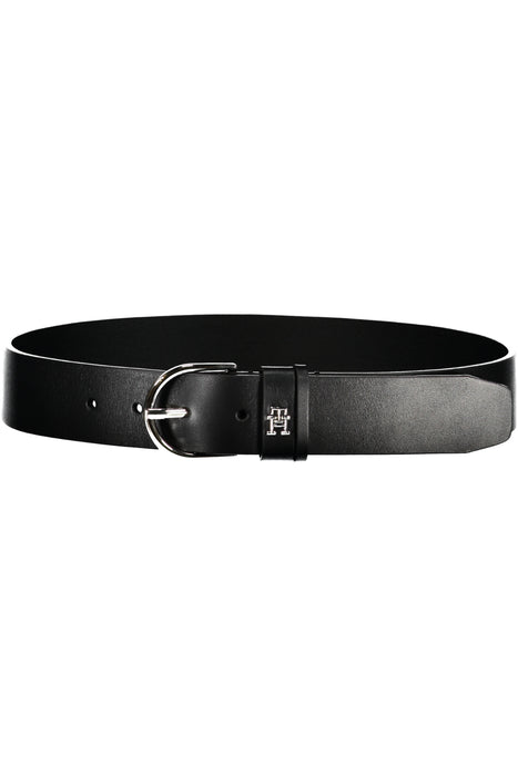 Tommy Hilfiger Womens Black Leather Belt