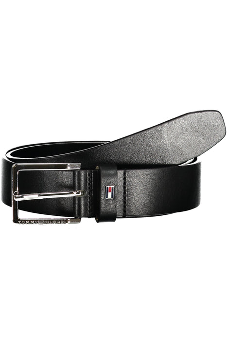 Tommy Hilfiger Mens Black Leather Belt
