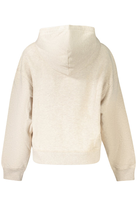 Tommy Hilfiger Womens Zip-Up Sweatshirt Beige