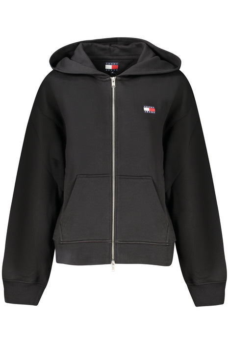 Tommy Hilfiger Womens Zip-Up Sweatshirt Black