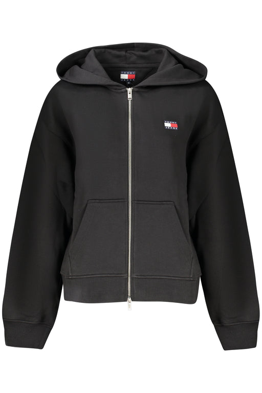 Tommy Hilfiger Womens Zip-Up Sweatshirt Black