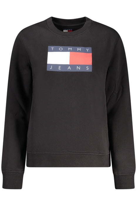 Tommy Hilfiger Womens Black Zip-Up Sweatshirt