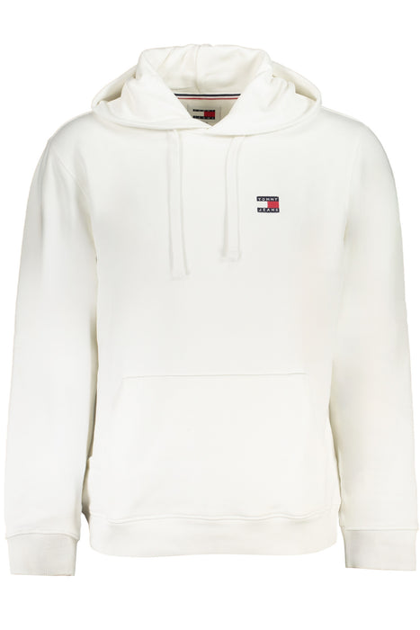 Tommy Hilfiger Mens White Zipless Sweatshirt