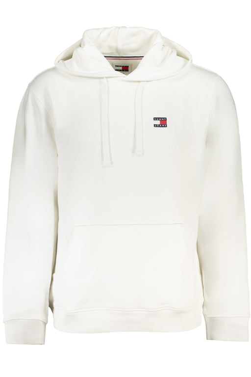 Tommy Hilfiger Mens White Zipless Sweatshirt