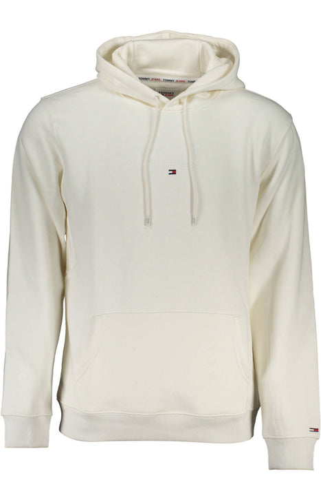 Tommy Hilfiger Mens White Zipless Sweatshirt