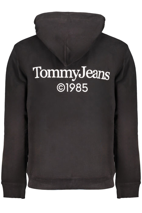 Tommy Hilfiger Mens Black Zipless Sweatshirt