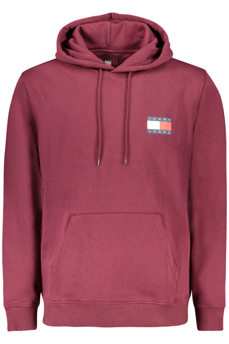 Tommy Hilfiger Mens Red Zip-Up Sweatshirt