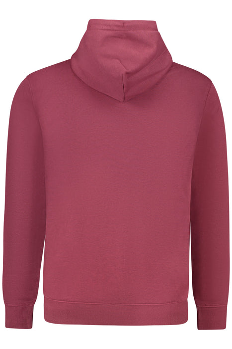 Tommy Hilfiger Mens Red Zip-Up Sweatshirt