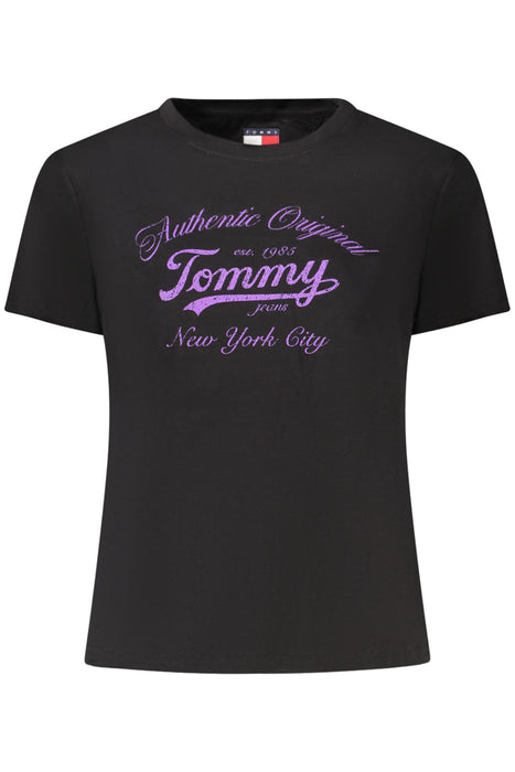 Tommy Hilfiger Womens Short-Sleeve T-Shirt Black