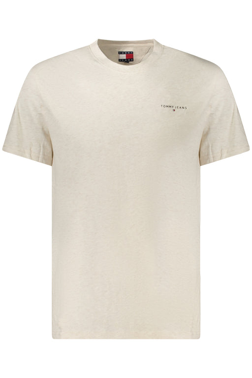 Tommy Hilfiger Mens Short-Sleeve T-Shirt Beige