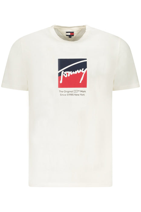 Tommy Hilfiger Mens Short-Sleeve T-Shirt White
