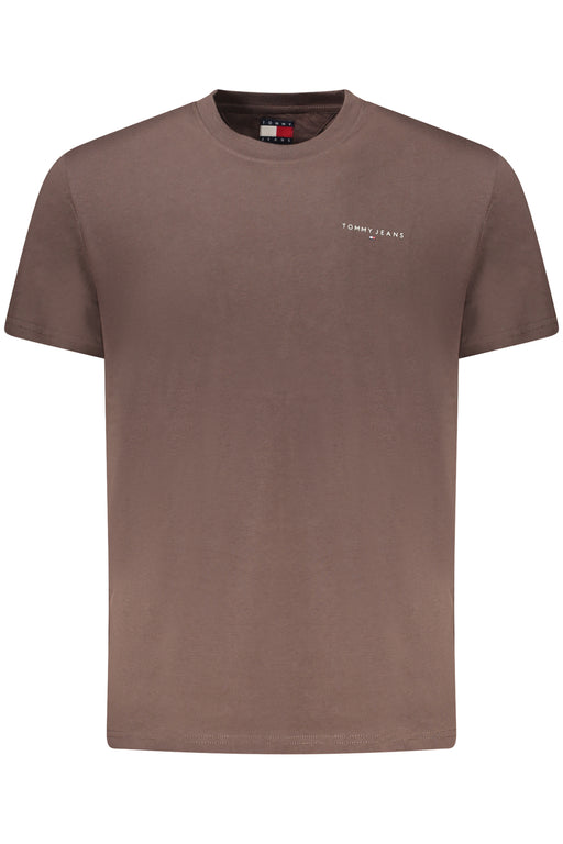 Tommy Hilfiger Mens Short-Sleeve T-Shirt Brown