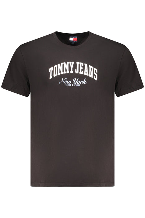 Tommy Hilfiger Mens Short Sleeve T-Shirt Black
