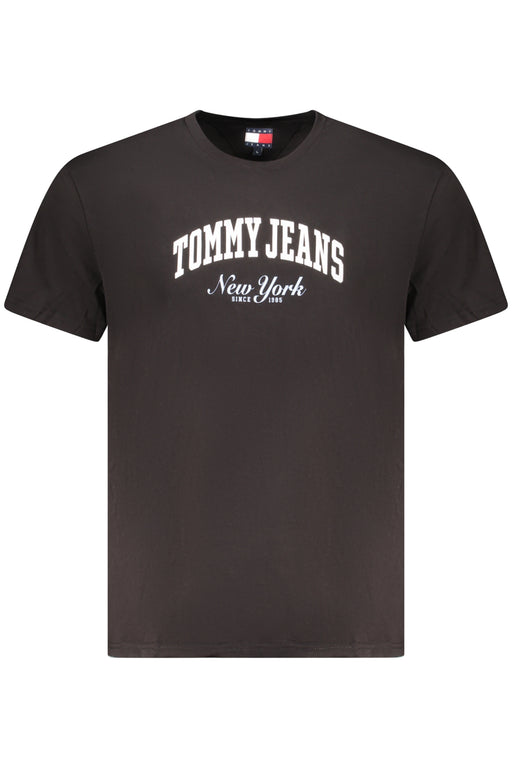 Tommy Hilfiger Mens Short Sleeve T-Shirt Black