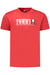 Tommy Hilfiger Mens Short-Sleeved T-Shirt, Red