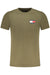 Tommy Hilfiger Mens Short-Sleeved T-Shirt Green