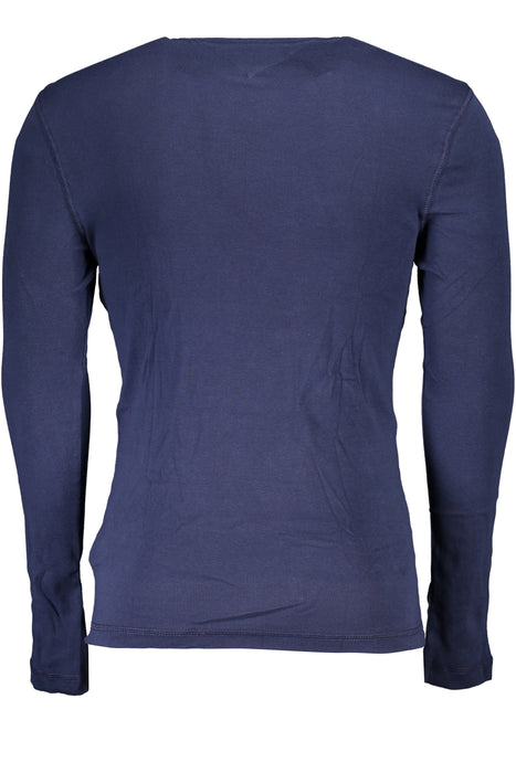 Tommy Hilfiger Mens Long Sleeve T-Shirt Blue