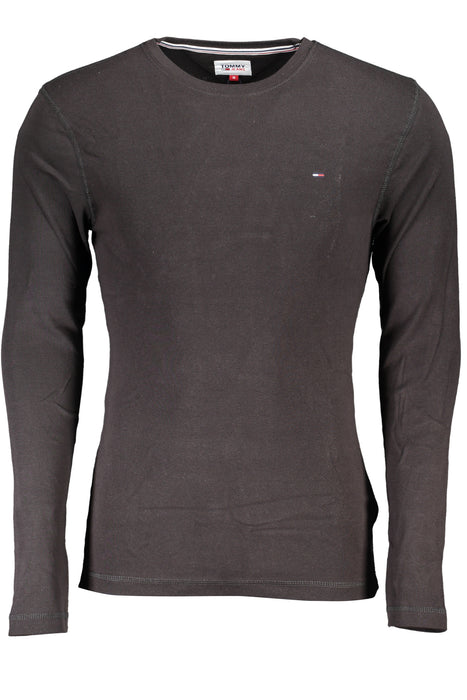 Tommy Hilfiger Mens Long Sleeve T-Shirt Black