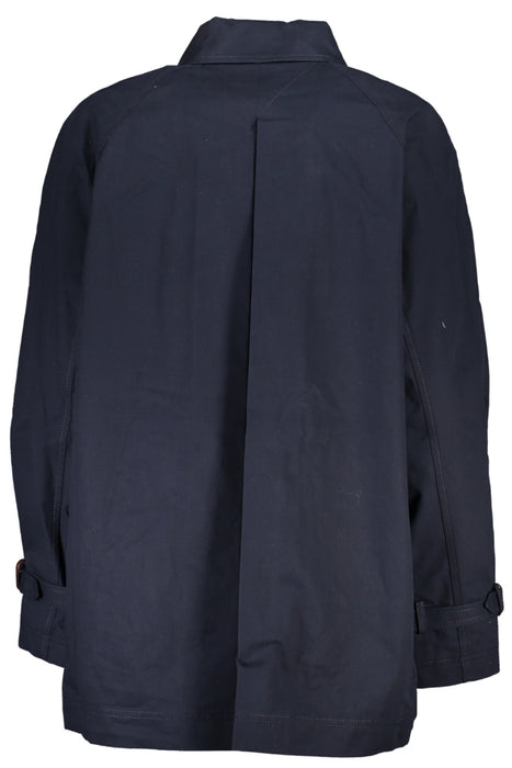 Tommy Hilfiger Womens Blue Trench Coat