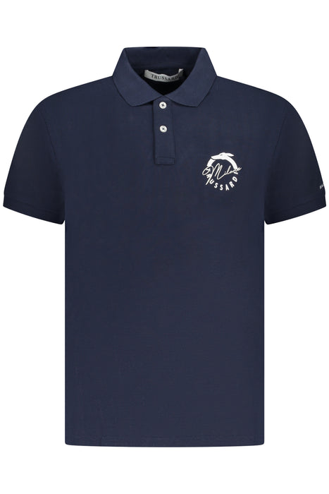 Trussardi Polo Short Sleeves Men Blue