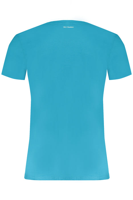 Trussardi Mens Short Sleeve T-Shirt Blue