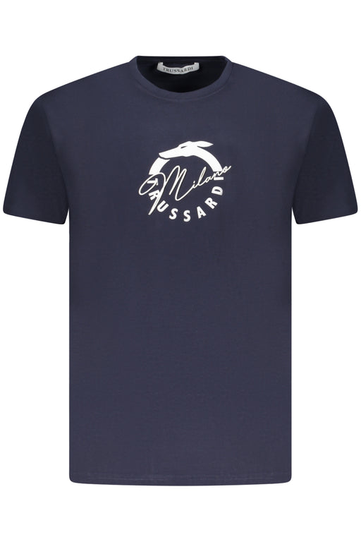 Trussardi Mens Short Sleeve T-Shirt Blue