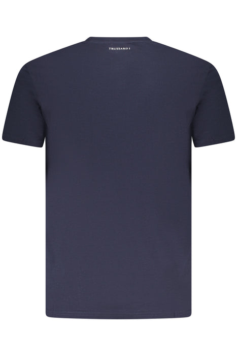 Trussardi Mens Short Sleeve T-Shirt Blue