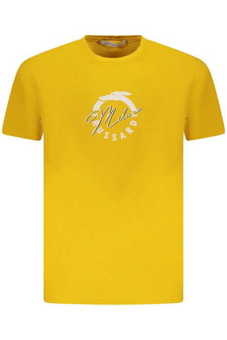 Trussardi Short Sleeve T-Shirt Men Yellow