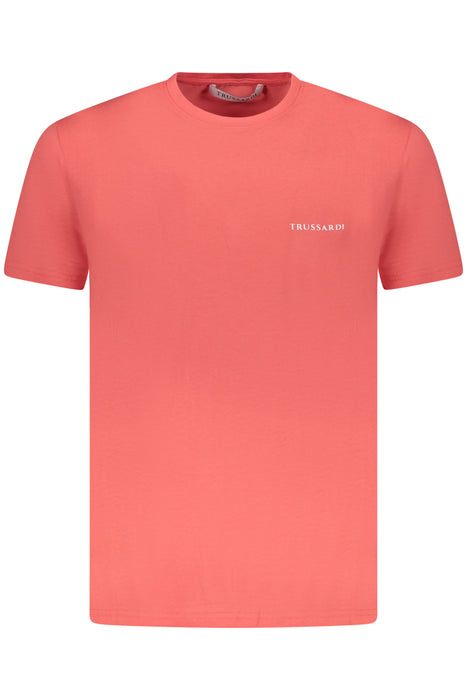 Trussardi Mens Short Sleeve T-Shirt Pink