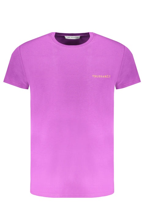Trussardi Purple Mens Short Sleeve T-Shirt