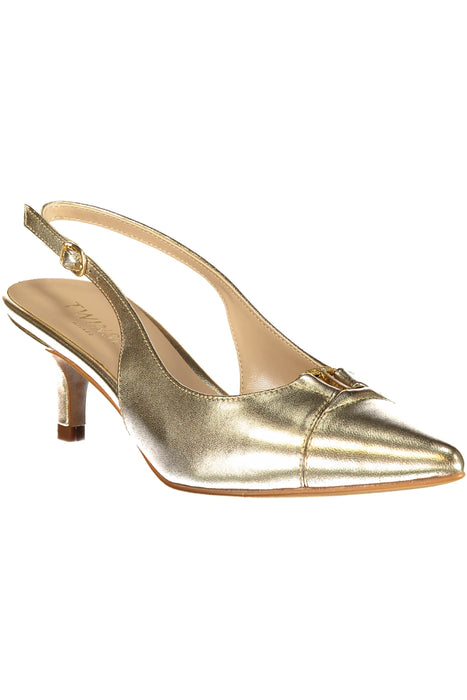 Twinset Womens Gold Sandals