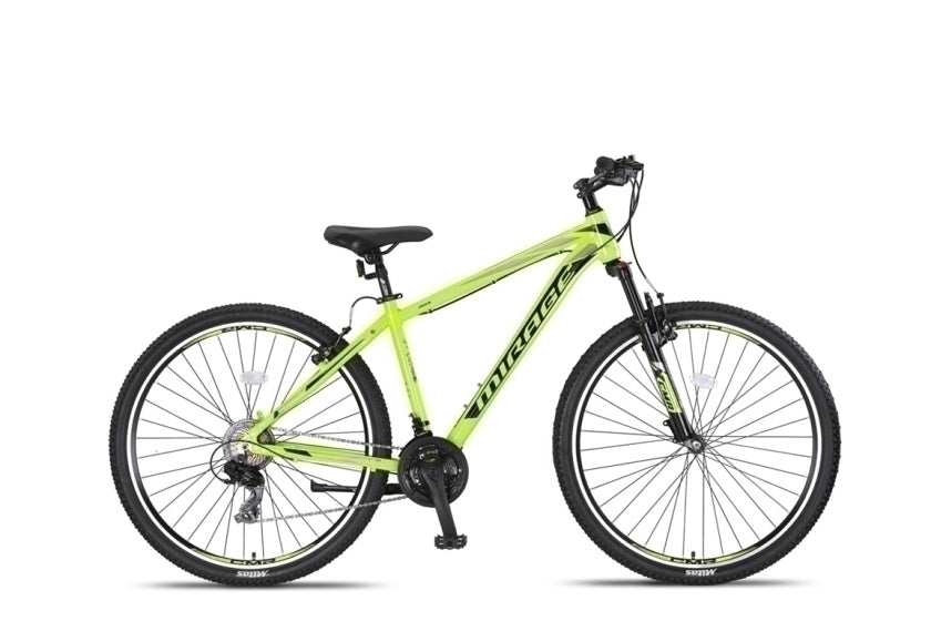 Mirage Cropped MTB 27.5 Inch 50 cm Unisex 21SP Rim Brakes Lime/Black, Online σε Προσφορά Outlet Καταστήματος με μεγάλη έκπτωση και στην καλύτερη τιμή