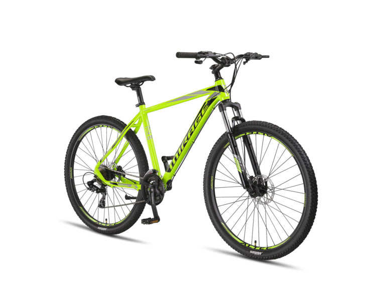 Mirage MTB 29 Inch 50 cm Unisex 21SP Hydraulic Disc Brake Lime/Black,