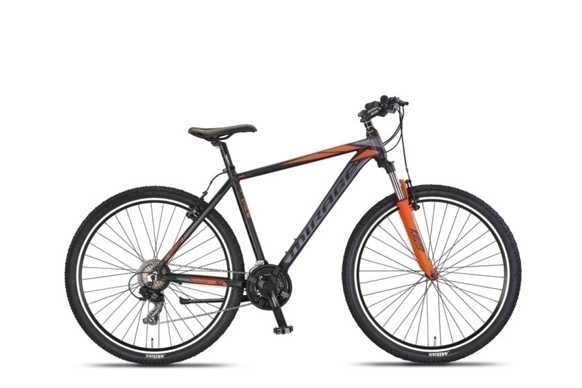 Mirage Oversized MTB 29 Inch 50 cm Unisex 21SP Rim Brakes Black/Orange, Online σε Προσφορά Outlet Καταστήματος με μεγάλη έκπτωση και στην καλύτερη τιμή